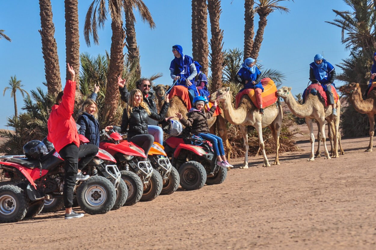 Balades à Dos de Chameau et Excursions en Quad : Une Aventure Inoubliable Dans le Désert